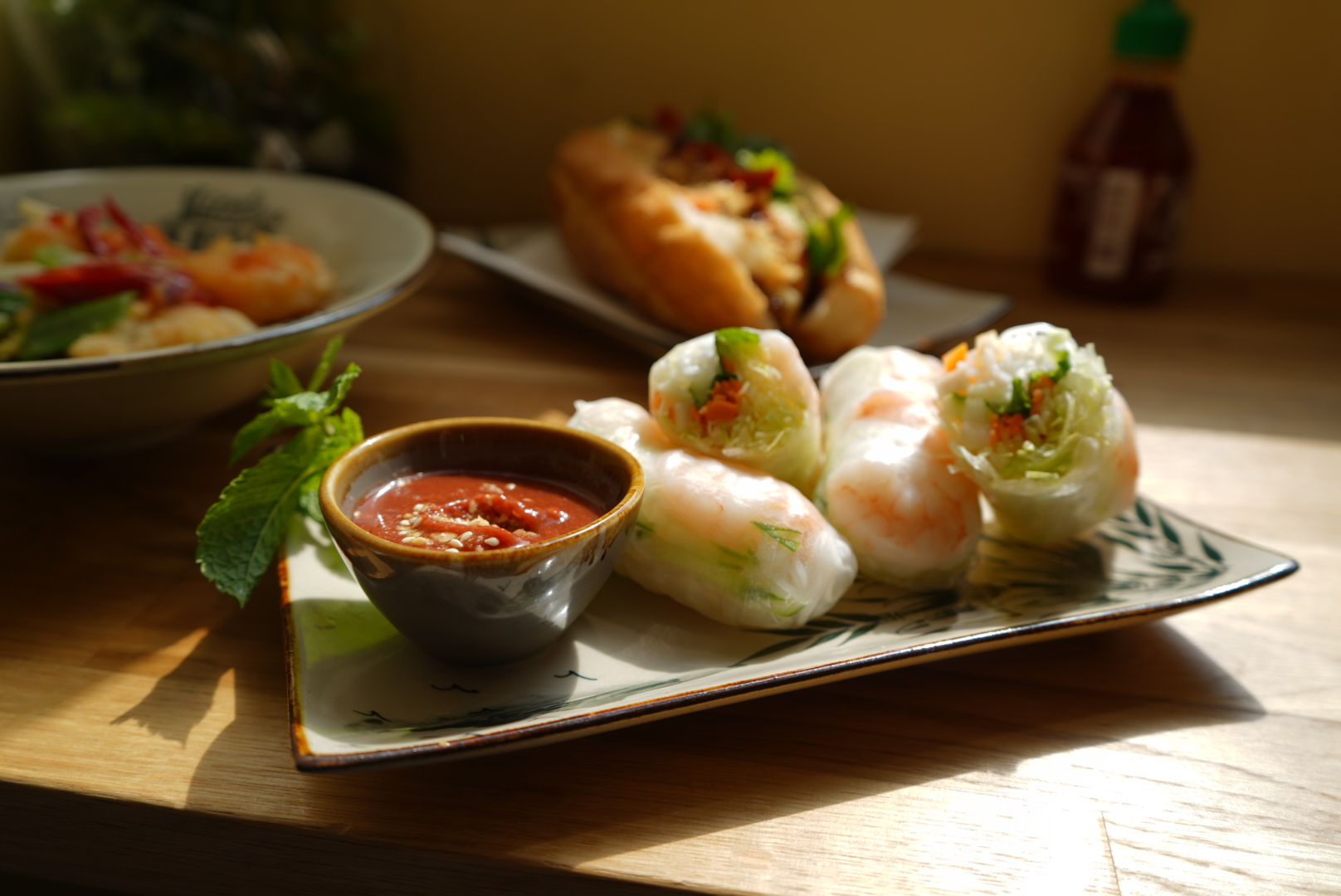 Crispy prawns with Vietnamese salt and pepper seasoning