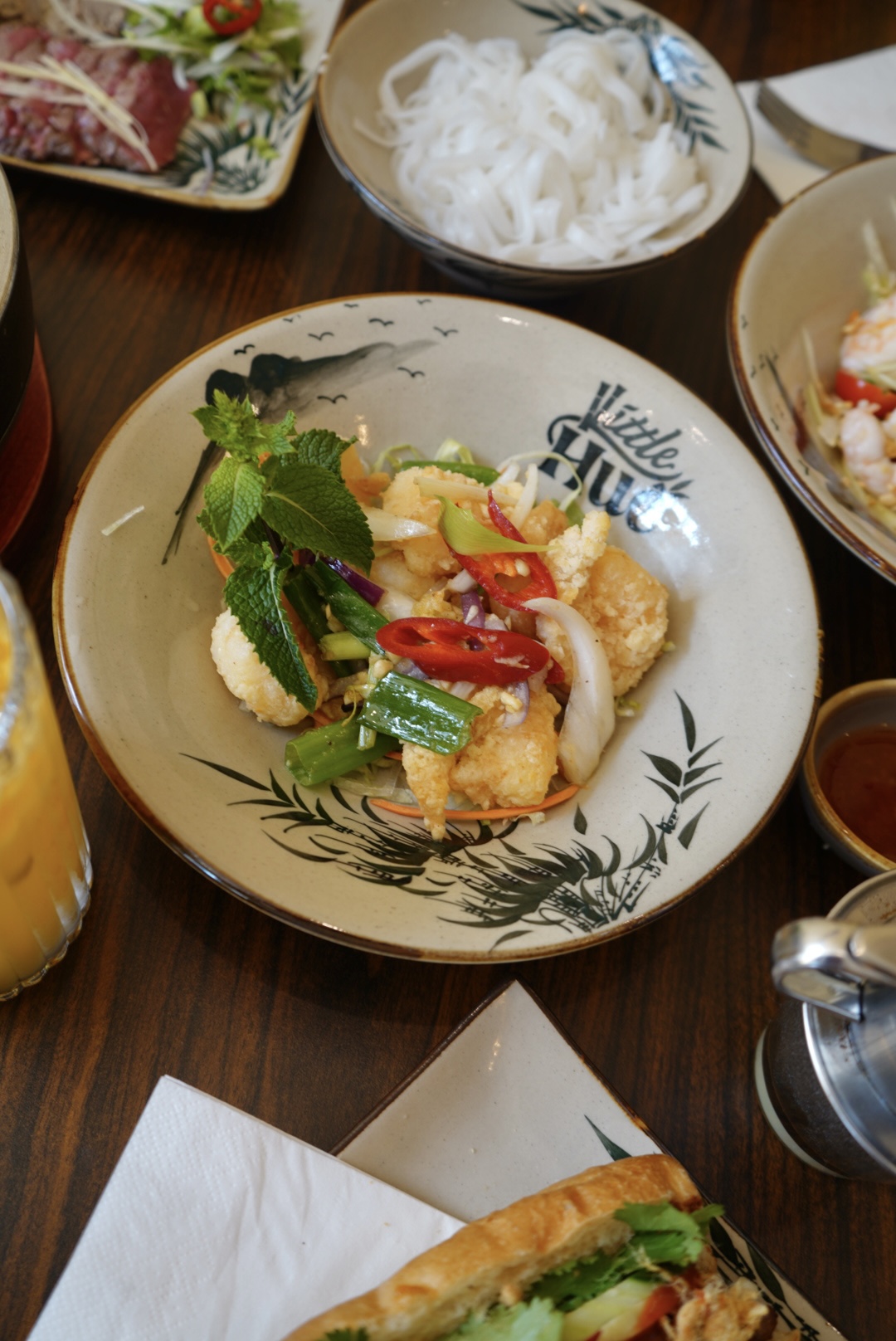 Vietnamese salt and pepper seafood